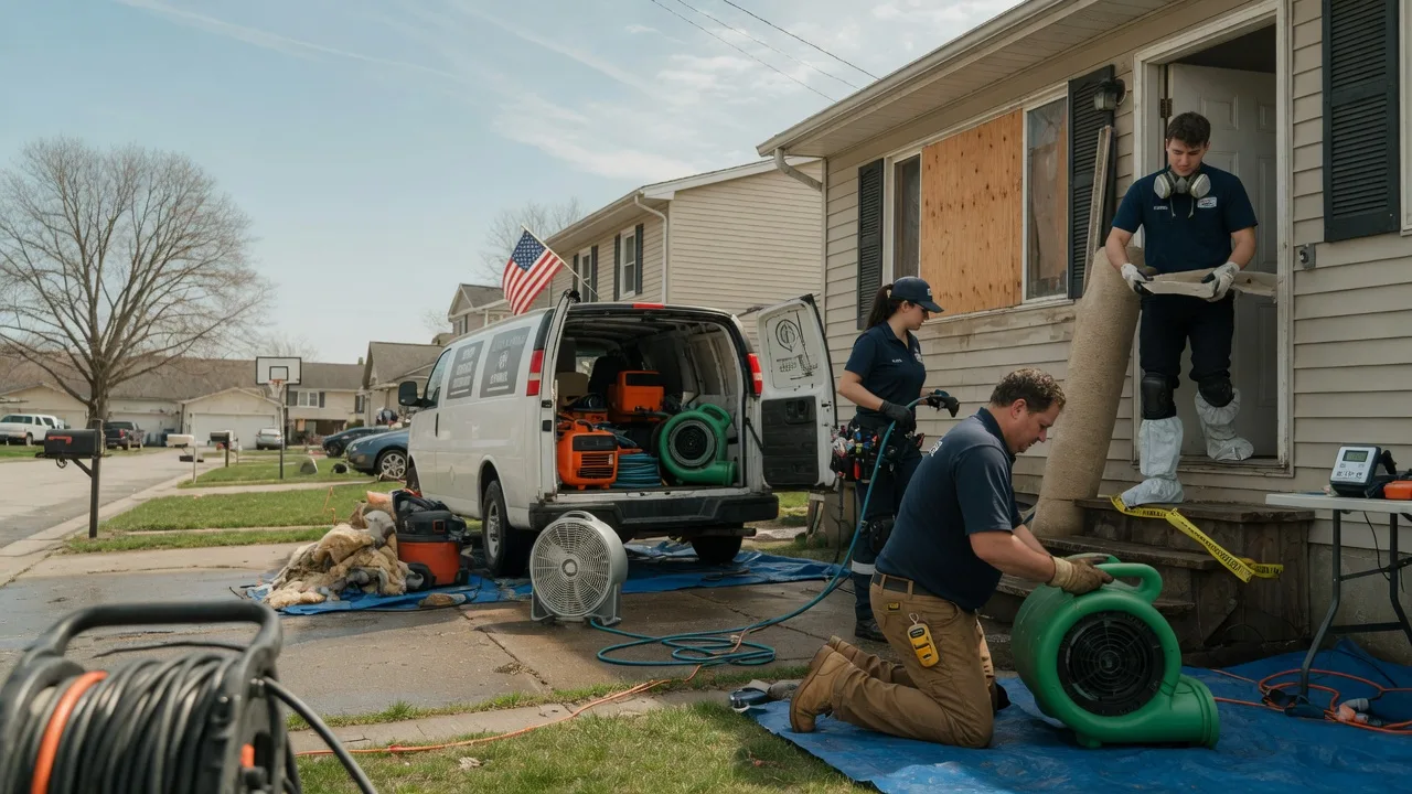 Water Damage Restoration in Hull, IA near me